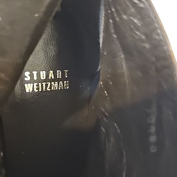 Stuart Weitzman x SCOOP Brown Leather Booties 8.5 - Picture 6 of 9